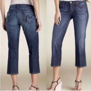 Citizens of Humanity Kelly Low Waist crop jeans Size 27